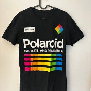 Black Polaroid Capture and Remember T-Shirt